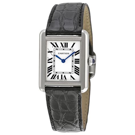 cartier tank solo.|cartier tank solo small steel.